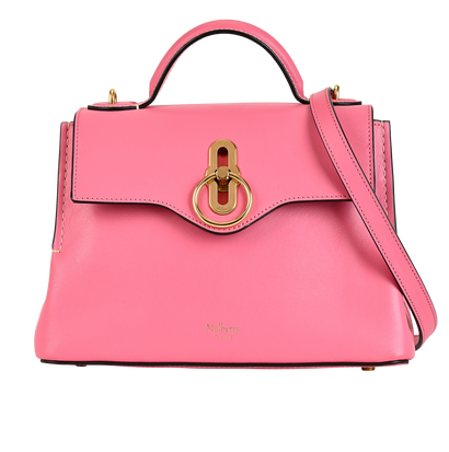 Mini Seaton, &pound;395, Handbags, Pink, Leather, Front view